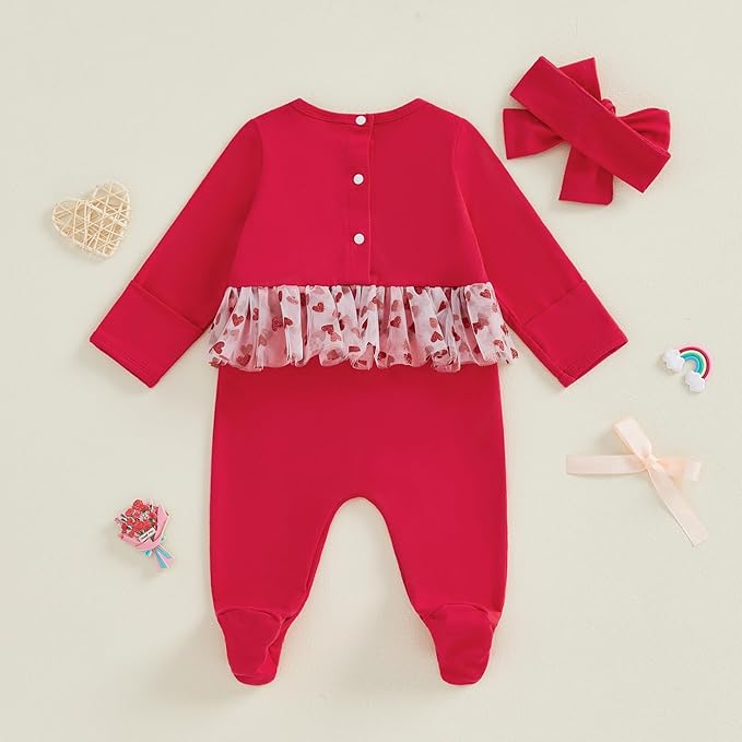 Twopumpkin My First Easter Outfit Baby Girl Newborn Bunny Onesie Ruffle Tulle Tutu Dress Romper Hooded Jumpsuit With Ear
