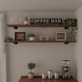 IEO Floating Shelves for Wall Shelf 48 inches X 11.8" Extra Width Long Farmhouse Bathroom Decor Bedroom Kitchen Shelves Living Room Wall Mounted Set of 2, Rustic Brown
