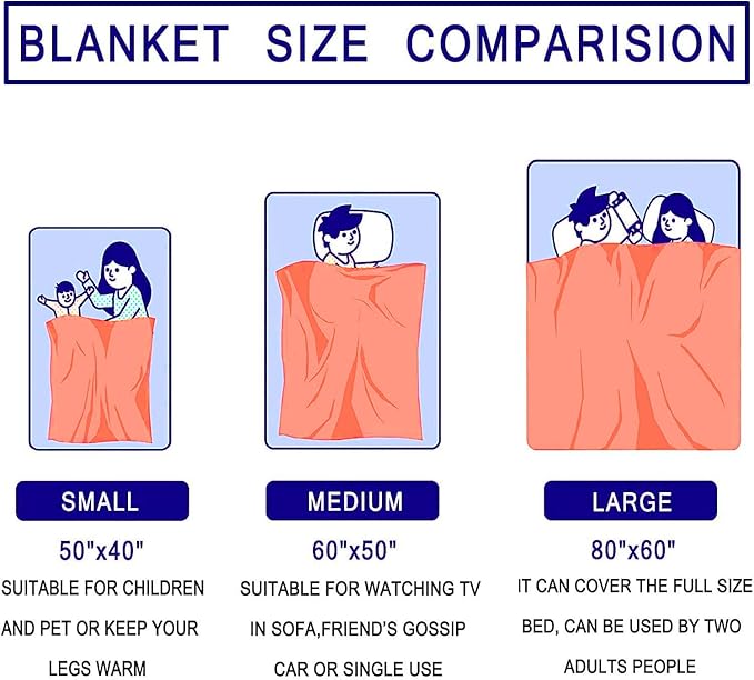 Boho Blanket for Women Kids Adults Flannel Decor Soft Ethnic Pattern Throw Blankets for Couch Travel Nap 50x40 Inches