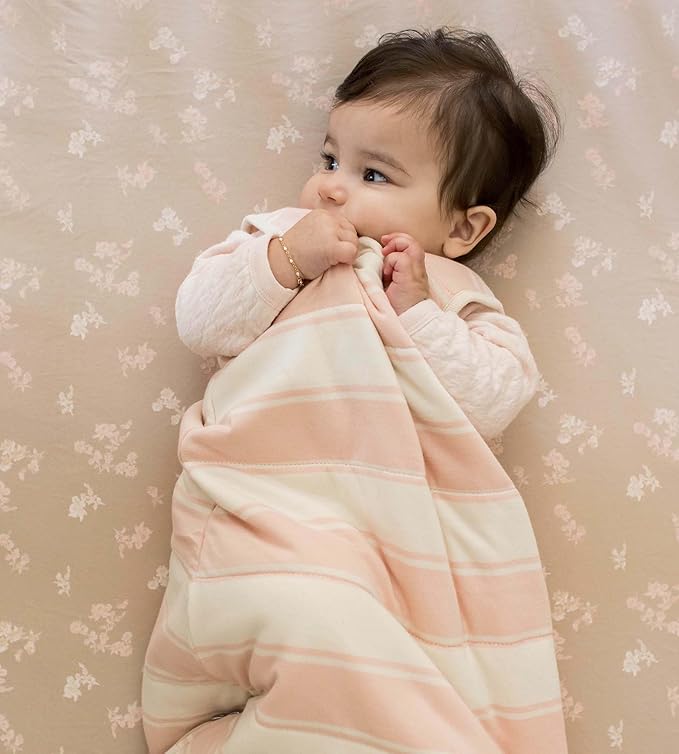 Burt's Bees Baby Unisex Newborn Essentials 100% Organic Cotton Beekeeper Wearable Blanket
