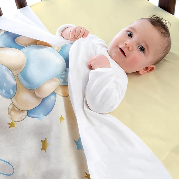 Ship Next Day, Personalized Baby Blanket for Boys Girls, Custom Baby Blankets with Name, Customized Newborn Receiving Blanket for Swaddle Toddler, Kids Blankets Unisex Christmas Birthday Gifts