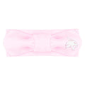 Creative Knitwear Texas State Bobcats Infant Girls Pink Solid Hair Knot Headband Embroidered Logo - Size Newborn - 4T