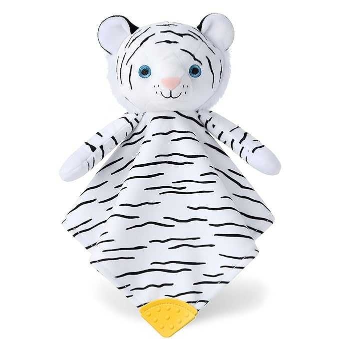 BEREST Baby Sound Sleep Soother- White Noise and Lullaby Infant Sleeping Aid with Cry Sensor at Nap Time Routine, Awesome Babies Gift Portable Plush Toddler Snuggle Toy, Infant Blanket (Milky White)