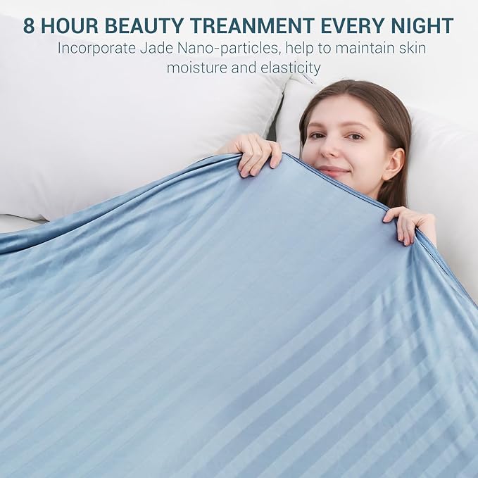 Elegear Revolutionary Cooling Throw Blanket, Absorbs Heat to Keep Body Cool for Night Sweats, Double Sided Arc-Chill3.0 Cooling Fiber Q-Max>0.5, Lightweight Summer Cold Blankets for Sleeping 51“ x 67”
