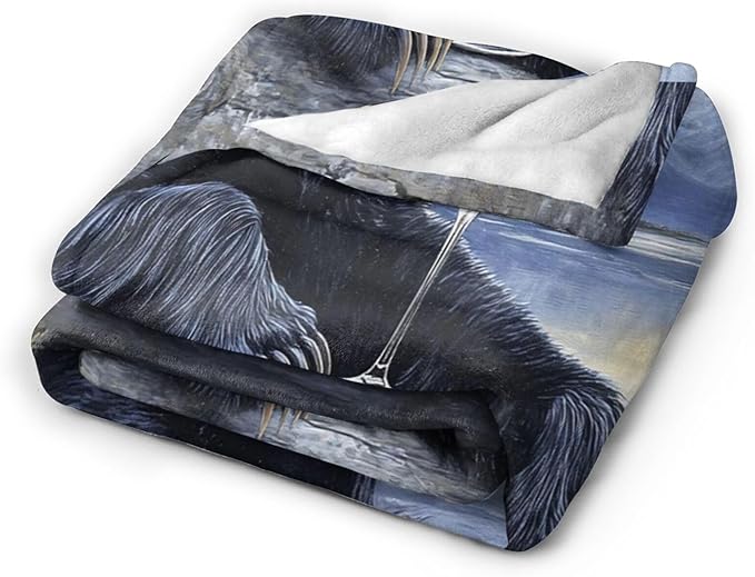 Tijuboni Bear Cabin Throw Blanket Bear Gifts for Girls Boys Women Men Kids Adults Soft Flannel Fleece Blanket for Couch Sofa Bed Home Decor 60"x80"