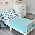 Biloban 3-Piece Toddler Sheet Set Microfiber, Toddler Bedding Set Includes Crib Mattress Sheet, Flat Sheet and Envelope Pillowcase, Silky Soft, Breathable and Lightweight, Whale