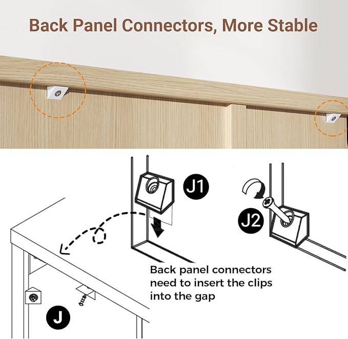 6 Drawer Dresser for Bedroom, 57in Wide Rattan Dresser, Boho Chest of Drawers, Wooden Chest with Clothes Storage Cabinet, Drawer Organizer for Bedroom, Living Room, Hallway, Natural Oak