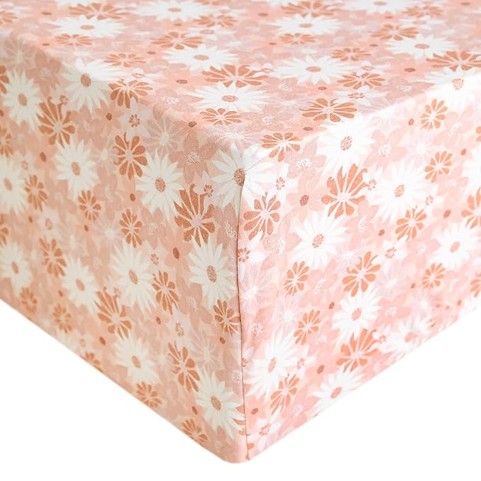 Copper Pearl Premium Knit Crib Sheets for Boys and Girls: Breathable, Soft, Fitted for Standard Mattresses - Baby Registry or Shower Gift, Penny