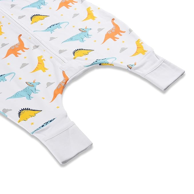 Mama Cheetah Toddler Sleep Sack with Feet, 1.0 TOG Organic Cotton Baby Wearable Blankets with Legs, Baby Sleeping Bag for Walkers, Early Walker 6-18 Month