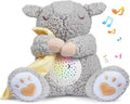 BEREST Rechargeable Baby Sleep Soother, Mom's Heartbeat Babies Cry Sensor Lullabies & White Noise Sound, Nursery Decor Night Light Projector Toddler Crib Sleeping Aid, Boys & Girls Shower Gifts