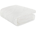 NTBAY Down Alternative Toddler Comforter, Lightweight and Warm Solid Color Baby Crib Quilted Blanket, 39x47 inches, White