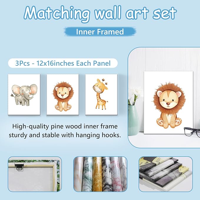 Personalized Baby Crib Bedding Set, 5 Pcs Custom Name Baby Crib Set, Double Layer Nursery Bedding Sets for Girls, Baby Boys Farm Animals Crib Bedding Set, Infant Toddlers Customized Gifts