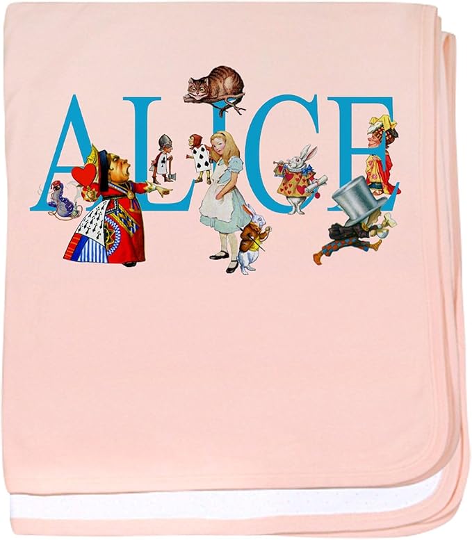 CafePress Alice & Friends in Wonderland Baby Blanket, Super Soft Newborn Swaddle
