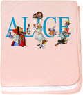 CafePress Alice & Friends in Wonderland Baby Blanket, Super Soft Newborn Swaddle