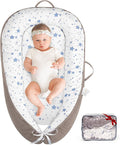 HKAI Baby Lounger – Soft Cotton Infant Floor Seat for Newborn to 24 Months, Portable Travel-Friendly Pillow for Boys & Girls