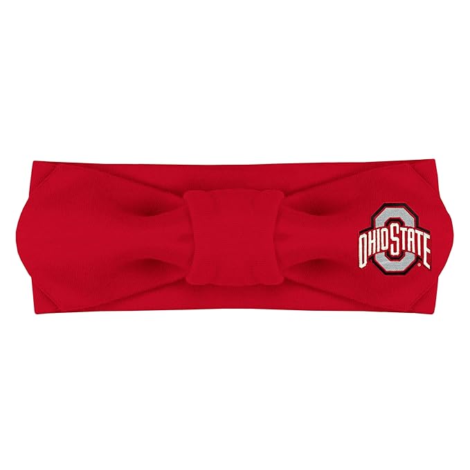 Creative Knitwear Ohio State University Buckeye Solid Hair Knot