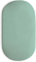 mushie Stretchy & Soft Bassinet Crib Sheet | Fitted 16" x 30" (Roman Green)