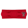 Creative Knitwear Texas Tech Red Raiders Infant Girls Red Solid Hair Knot Headband Embroidered Logo - Size Newborn - 4T