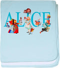 CafePress Alice & Friends in Wonderland Baby Blanket, Super Soft Newborn Swaddle