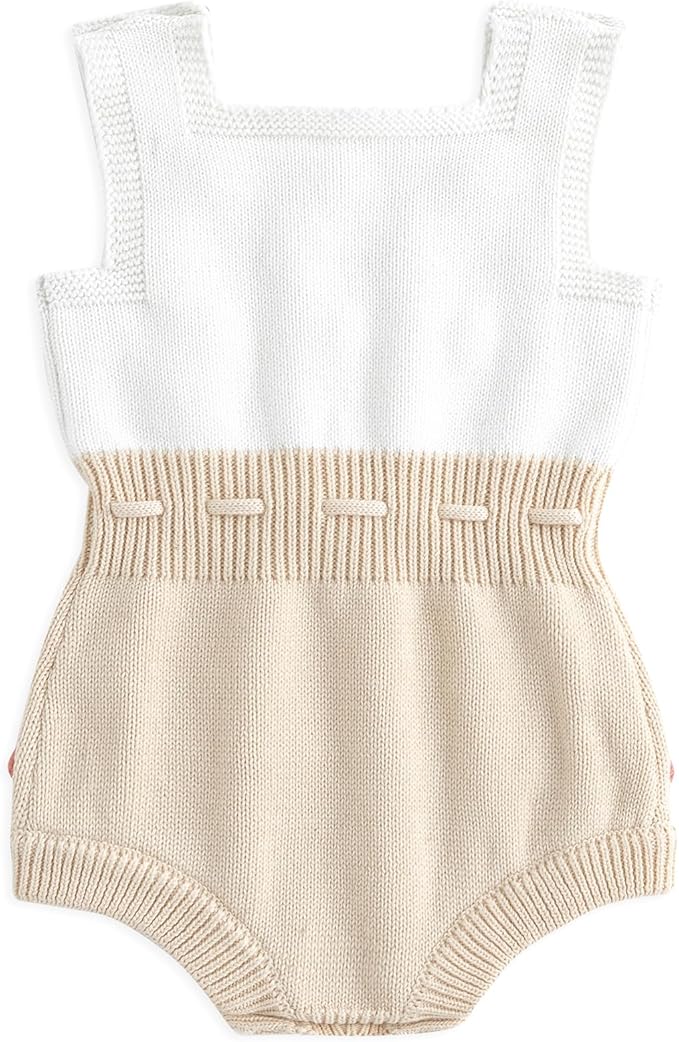 Simplee kids Baby Girl Knit Romper Fall Sleeveless Pompoms Rompers Newborn Little Girl Overall Jumpsuit Outfits