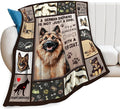 German Shepherd Decor Blanket German Shepherd Gifts Throw Blanket Super Soft Flannel Lightweight Fluffy Plush Fuzzy Fleece Blanket for Dog Lover Girl Woman Boys Kids Adults Man for Bed Sofa 40"X50"