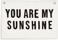 Lacama You Are My Sunshine Linen Wall Hanging Banner, Kids Room Decor, Kids Room Nursery Art, Trendy Pennant Flag Banner Wall Hanging Decor for Nursery Home Classroom