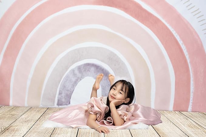 Kate Newborn Photography Props &Wood Texture Floor Mat(5x4ft)