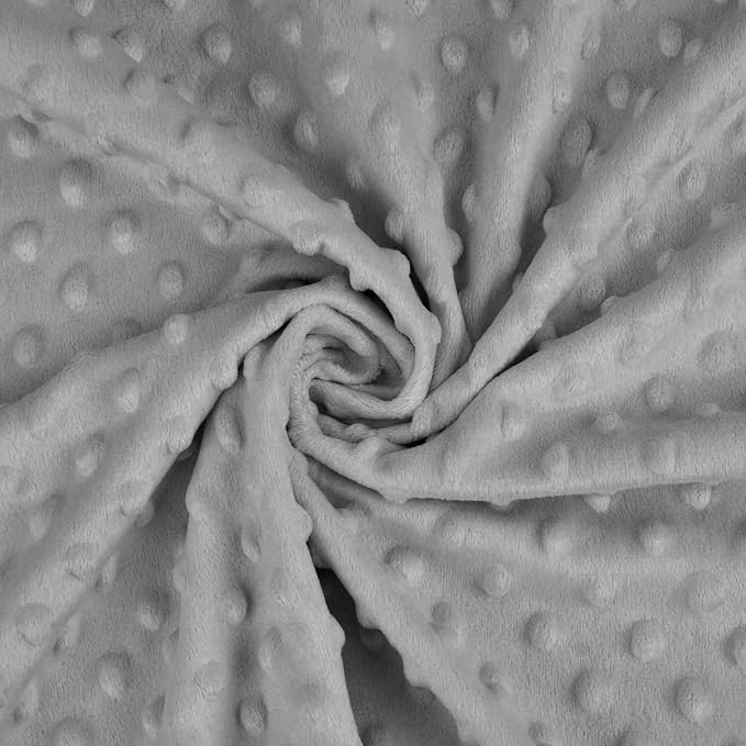 American Baby Company Heavenly Soft Chenille Sherpa Toddler Blanket, Warm and Cozy, Gray, 36" x 48" for Boys and Girls, Versatile for Nap Time, Preschool and Travel