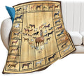 Tijuboni Horses Throw Blanket Horse Gifts for Girls Boys Women Men Kids Adults Soft Flannel Fleece Blanket for Couch Sofa Bed Home Decor 60"x80"