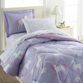 Wildkin 5-Piece Twin Bedding Set – 100% Cotton Comforter, Sheets & Pillowcase for Cozy Cuddles - Unicorn