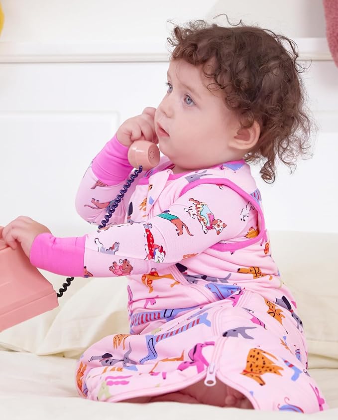 Rayon Made from Bamboo Viscose Sleep Sack 0-36 Months 1.0 Tog for Toddler and Baby sleepers 2-Way Zipper Newborn Sleep Sacks