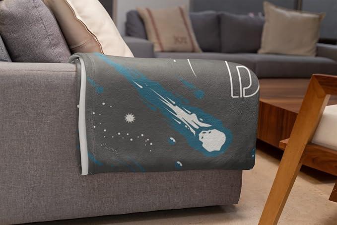 Personalized Space Blanket for Kids | Rocket Ship Sleeping Throw Blanket | Custom Kids Blanket | Soft Warm Blanket | Travel Blanket | Baby Blanket for Boys and Girls (Space V4, Fleece - 30x40)