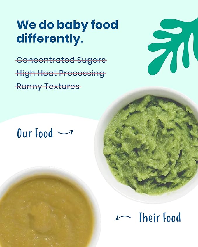 Amara Organic Baby Food - Stage 2 - Sweet Potato Raspberry - Baby Cereal to Mix W/Breastmilk, Water or Baby Formula - Shelf Stable Baby Food W/Organic Fruit and Veggies - 5 Pouches 3.5oz Per Serving