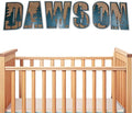 Personalized Wooden Name Sign - Custom Baby Name Signs for Nursery & Kids Room, Baby Announcement Sign, Wall Name Signs Personalized, Round Wooden Letters for Nursery Decor (Woodland 3D)