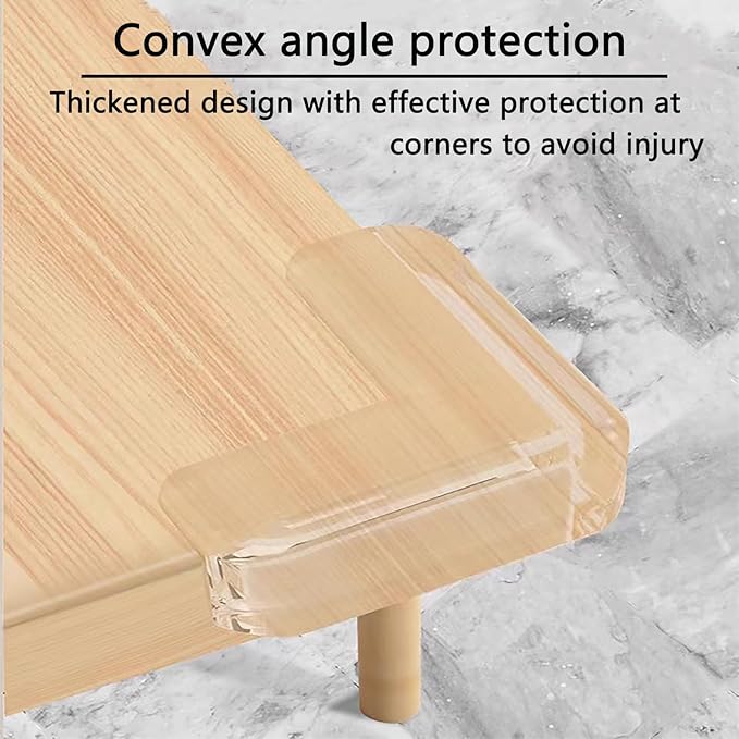 Corner Protector Baby,Corner Protectors for Furniture,Crib Bumpers,Edge Protector Strip with 3M Adhesivef (13.1ft（4M） 0.8 * 0.8in with 4 Corners) Soft and Safe