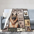 German Shepherd Decor Blanket German Shepherd Gifts Throw Blanket Super Soft Flannel Lightweight Fluffy Plush Fuzzy Fleece Blanket for Dog Lover Girl Woman Boys Kids Adults Man for Bed Sofa 60"X80"