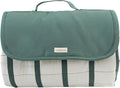 Toddlekind Premium Indoor/Outdoor Playmat & Picnic Blanket, Organic Quilted Cotton, Water-Resistant, Anti-Slip, Reversible Design, Spacious Play Mat for 6 People, Easy Roll-Up w/Carry Handle, Forest