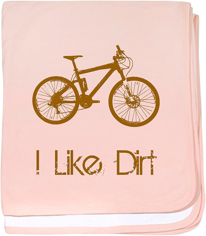 CafePress I Like Dirt Bike Baby Blanket, Super Soft Newborn Swaddle