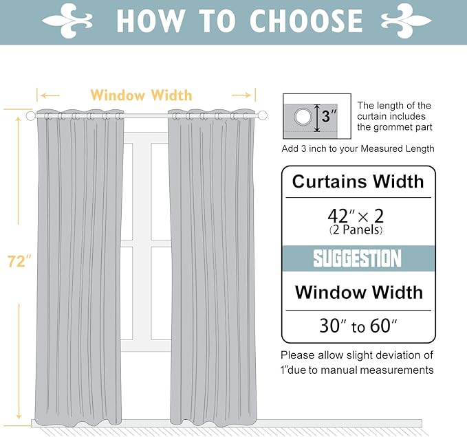 ChrisDowa Blackout Curtains 72 inches Long for Bedroom - 2 Panels Set Grommet Thermal Insulated Room Darkening Curtains for Living Room (Biscotti Beige, 42 x 72 Inch)