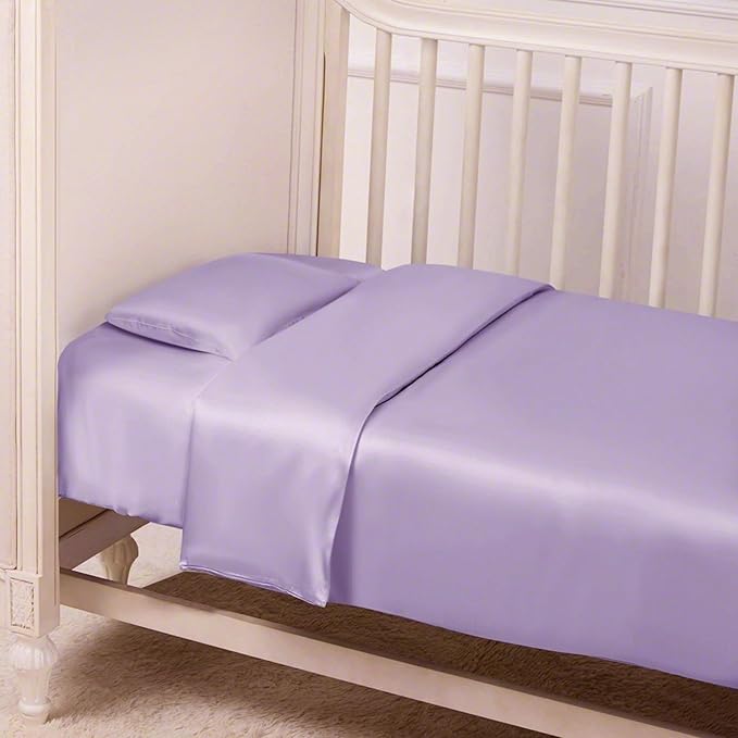 ROSEWARD Organic Silk Baby Pillowcase with Zipper, Small 10"x13" Pillow Cover for Boys & Girls, Ideal for Bed & Travel, Soft for Kids Hair & Skin, Hypoallergenic Pillowcases for Toddlers (Mauve Plum)