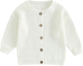 Newborn Baby Boy Girl Knit Sweater Cardigan Winter Warm Button Down Sweatshirt Top Outfit Cute Infant Fall Clothes