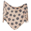 Copper Pearl Large Premium Knit Baby Swaddle Receiving Blanket Gemma in Tan