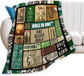 Tijuboni Golf Throw Blanket Golf Gifts for Men Women Girls Boys Kids Adults Soft Flannel Fleece Blanket for Couch Sofa Bed Home Decor 60"x80"