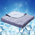 LUXEAR Cooling Blanket for Hot Sleepers Night Sweats Queen Size Cool Summer Blanket 79 X 86in Japanese Q-Max>0.5 Arc-Chill Cooling Fiber Keep Adults/Children Cool Soft Breathable All-Season-Blue