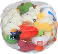Bean Bag Stuffed Animal Storage Waterproof PVC Clear Bean Bag with Zipper Stuffable for Kids Toddler Chair for Organizing Kids Rooms for Stuffed Animals Storage, Animal Ba