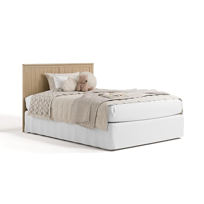 Graco Hadley 5-in-1 Convertible Crib & Changer (Driftwood) – GREENGUARD Gold Certified, Fits Standard Crib Mattress, Converts to Toddler Bed and Full Bed, 4 Adjustable Mattress Heights