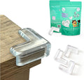 Transparent Corner Protector for Baby Safety - 12-Pack Edge Protectors, Furniture Corner Guards & Table Edge Covers - BPA-Free, Soft L-Shape Design for Baby Proofing Corners