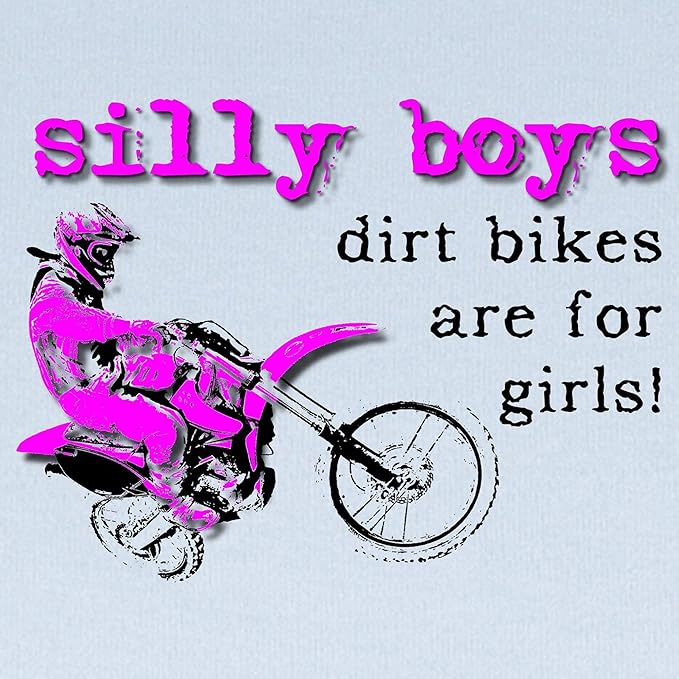CafePress Dirt Bikes are for Girls Motocross Bike Funny Baby Baby Blanket, Super Soft Newborn Swaddle
