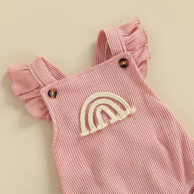 Meihuida Newborn Baby Girl Sleeveless Rompers Summer Clothes Cotton Bodysuit with Headband