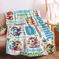 Personalized Custom Dragon Blanket Gifts for Kids Boys Girls with Name - Customized Dragon Super Soft Lightweight Flannel Sheets Decor for Crib Nap Couch - 50"x60" for Teens